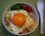 スモーク風味☆春のおはよう丼ぶり♪作り方4写真