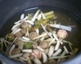 ウドとしめじの吸い物作り方3写真