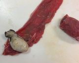 牡蠣の牛肉ロールバルサミコソース作り方2写真