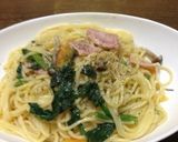 簡単ほうれん草のクリームパスタ！作り方3写真