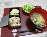 牛肉と水菜の玉子汁作り方6写真