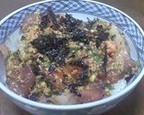 簡単！海鮮醤油麹漬け丼作り方3写真