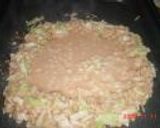 簡単　おいしい　もんじゃ(カレー、たらこ)作り方4写真