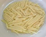 コンビーフハッシュドポーチドエッグ作り方1写真