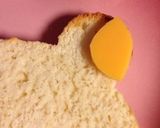 簡単キャラ朝ごはん〜食パンでリラックマ作り方2写真
