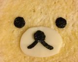 簡単キャラ朝ごはん〜食パンでリラックマ作り方3写真