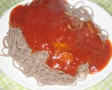 和風味です♥そばdeナポリタン作り方5写真