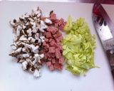 ペペロンチーノ風おにぎり作り方1写真