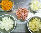 具沢山も！簡単❤和洋折衷の野菜スープ作り方1写真