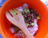 ペペロンチーノ風おにぎり作り方5写真