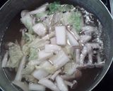 しめじ＆白菜のはるさめ玉子スープ作り方2写真