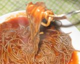 和風味です♥そばdeナポリタン作り方6写真