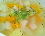 具沢山も！簡単❤和洋折衷の野菜スープ作り方4写真