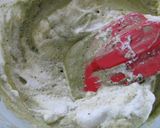 抹茶小豆ケーキ（新幹線はやぶさver.）作り方7写真