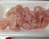 花粉症対策！鶏ムネ肉とれんこんの甘辛炒め作り方1写真