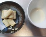 低糖質＊豆乳を凝縮＊湯葉風の大葉巻き作り方15写真