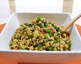 春菊たっぷりの炒り豆腐ゆず胡椒風味♪作り方10写真