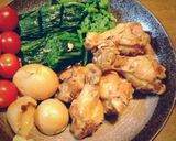 鶏手羽元の煮物作り方6写真