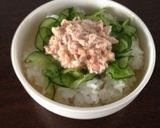 5分で簡単＊ツナきゅうり丼作り方3写真