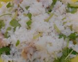 絹ごし豆腐にしらすと長葱のごま油和えのせ作り方4写真