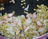 レンズ豆のカレーチャーハン作り方3写真