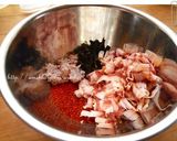 韓国唐辛子漬け梅干し作り方3写真