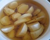 沖縄山芋の黒すりごま和え作り方1写真