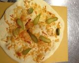 生ハムとほうれん草のピザ作り方4写真