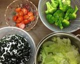 わかめサラダに豆腐シーザードレッシング☆作り方1写真