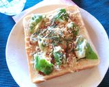 ピーマン大きめトースト①　~おかか醤油作り方5写真