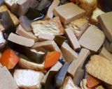簡単☆根菜と厚揚げと高野豆腐の煮物作り方7写真