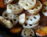シャキシャキ！レンコンの照り焼き作り方5写真