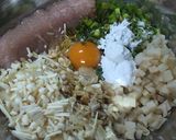 簡単!つくねハンバーグ作り方1写真