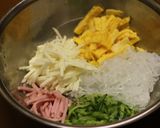 加賀丸いもで酵素たっぷり春雨サラダ作り方1写真