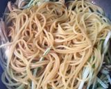 10分で完成☆お手軽水菜ときのこのパスタ作り方3写真