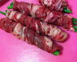 いんげんの牛肉まきまき♪甘辛だれ♪作り方3写真