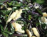 紅菜苔と鶏肉のマヨ醤油炒め作り方3写真