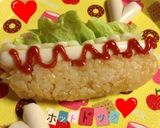 簡単キャラ朝ごはん☆ご飯でロールサンド作り方7写真