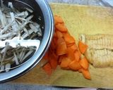 ごぼうと豆腐の味噌汁作り方1写真