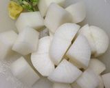 圧力鍋で時短☆あったか大根そぼろ煮作り方1写真