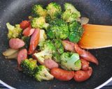ブロッコリーの醤油麹蒸しジャーマン風作り方3写真
