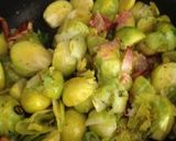 芽キャベツのペペロンチーノ☆作り方4写真