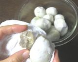 里芋の揚げだんご作り方2写真