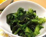 旬「菜の花」とわかめのわさび和え♪作り方3写真