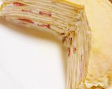 雛祭りに♡苺と白餡のもも色ミルクレープ作り方22写真