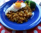 レンズ豆のカレーチャーハン作り方5写真
