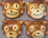 簡単ふわふわ！黒糖くまもんパン作り方9写真