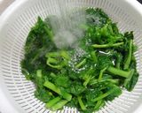 サッパリ♪菜の花とカニカマの簡単酢の物作り方2写真