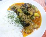 なすとひき肉でトマト味ごはん作り方6写真