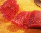 まぐろユッケ丼作り方1写真